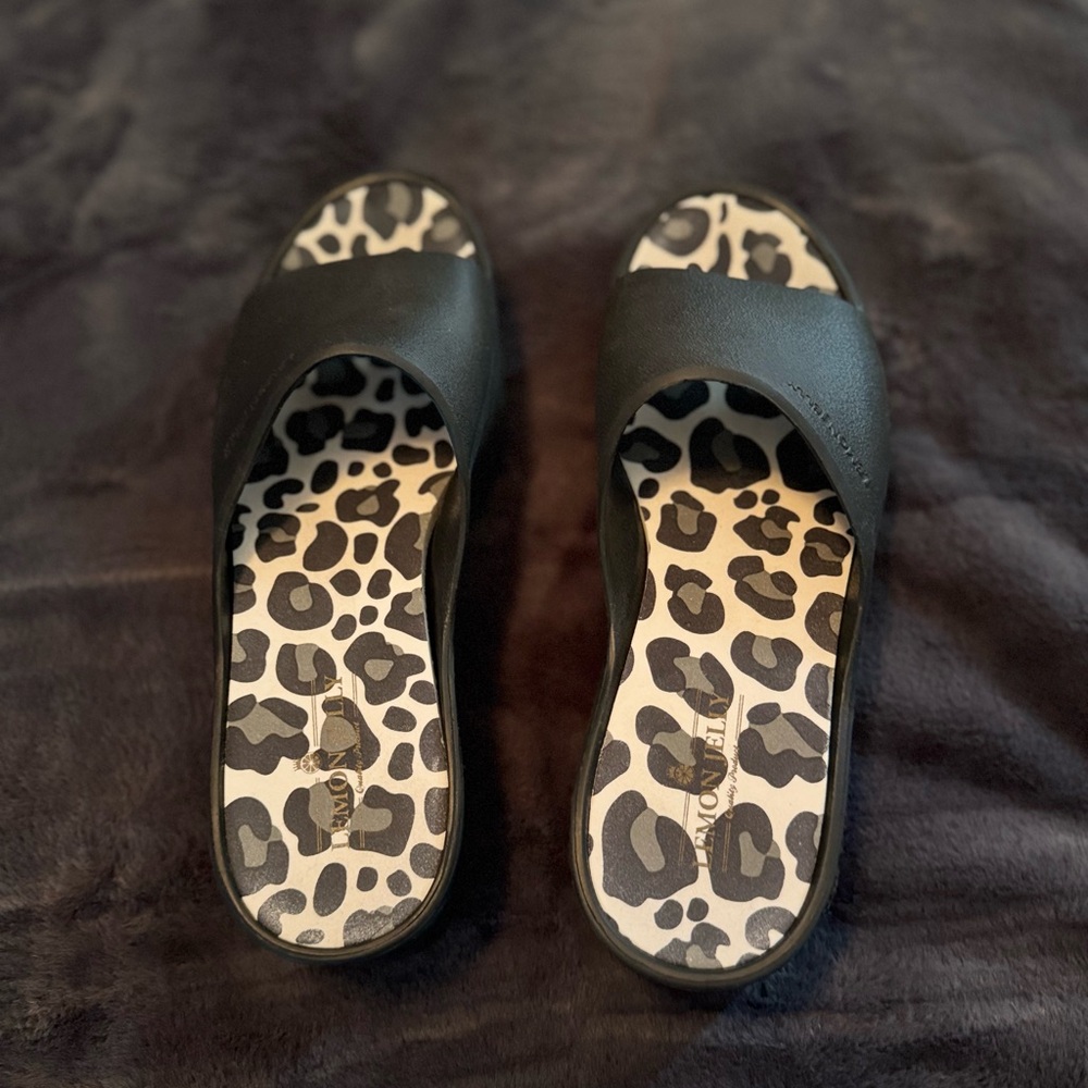 Lemon Jelly Enyd Black Sandals